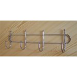 Nástěnný drátěný věšák TORO 4 háčky – Zboží Mobilmania