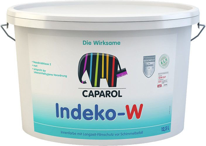 Caparol Indeko W 2,5L fungicidní a antibakteriální barva proti plísním
