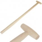 J.A.D. TOOLS 5740 Násada na rýč rovná dřevěná, rukojeť T, 100 cm – Zbozi.Blesk.cz