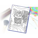 Radost v písku Šablona na pískování cute animal fantasy A4 210 × 297 mm – Hledejceny.cz