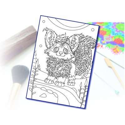 Radost v písku Šablona na pískování cute animal fantasy A4 210 × 297 mm – Hledejceny.cz