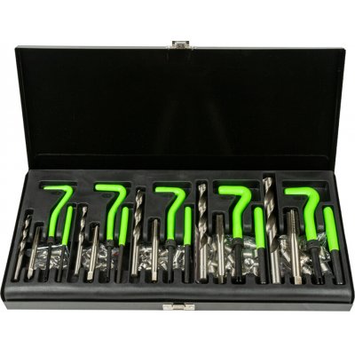 Sada na opravu závitů, M5 - M12, 130 pcs. - JBM 51896 – Hledejceny.cz