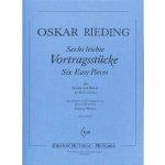 Sechs leichte Vortragsstücke pro housle a klavír od Oskar Rieding – Hledejceny.cz