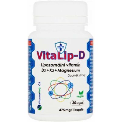 VitaLip-D lipozomální vitamín D3+K2+Mg 30 kapslí – Hledejceny.cz