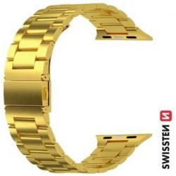 SWISSTEN METAL BAND FOR APPLE WATCH 42 / 44 / 45 / 49 mm GOLD 46000314