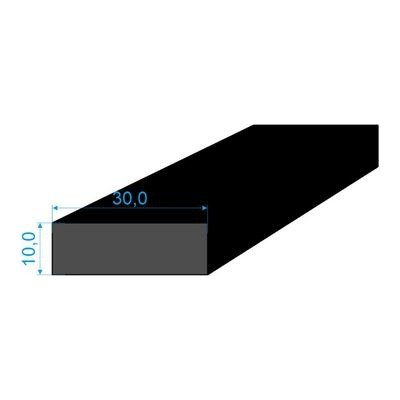 0596130 Pryžový profil 10x30mm, EPDM 70°Sh obdélníkový – Hledejceny.cz