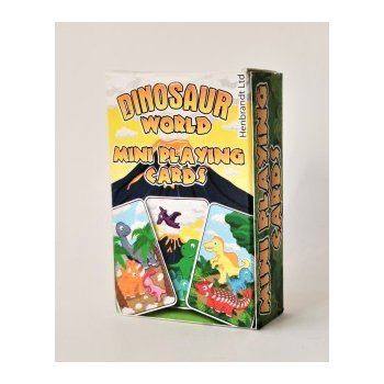 Mini hrací karty Dinosauři 54 listů