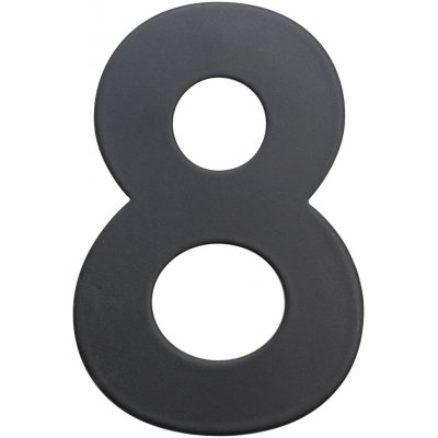 Richter RN.75L.8.CE číslice 75mm "8" matná černá Černá – Sleviste.cz