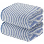 Livarno Home Froté ručník, 2 kusy, 50 x 100 cm (modrá) – Sleviste.cz