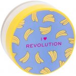 make-up Revolution London I Heart Revolution Loose Baking Powder jemný pudr pro zmatnění a fixaci make-up Banana 22 g – Hledejceny.cz