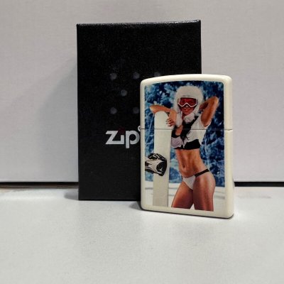 Zippo weiß color "Snowboard Babe – Hledejceny.cz