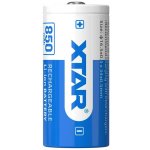 XTAR 16340-85PCM Akum: Li-Ion; 16340; 3,6V; 850mAh; Ø16,5x34mm; 2,5A; 1ks. – Zboží Živě