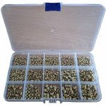 Sada mosazných závitových vložek M2-M4 (pro 3D tisk) 600ks – Sleviste.cz