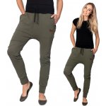 Drexiss dámské kalhoty BAGGY dark KHAKI – Zbozi.Blesk.cz