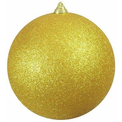 Vánoční dekorační ozdoba 20 cm zlatá se třpytkami 1 ks – Zboží Dáma
