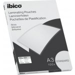 Laminovací fólie IBICO A/3 303 × 426 mm, 125 mikronů, lesklá, 100 kusů v roli, 627313 – Hledejceny.cz