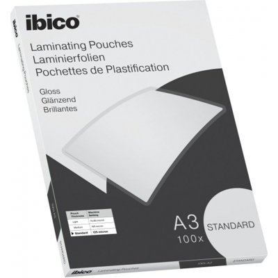 Laminovací fólie IBICO A/3 303 × 426 mm, 125 mikronů, lesklá, 100 kusů v roli, 627313 – Hledejceny.cz