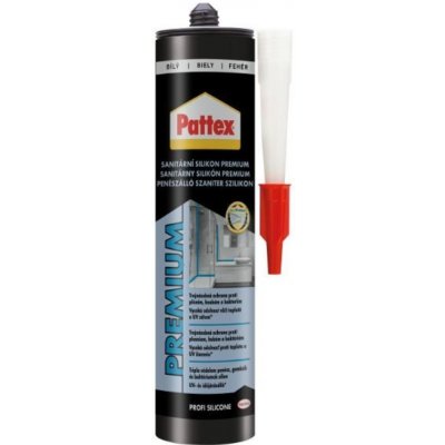 Pattex Sanitární silikon Premium 310 ml mléčná bílá – Hledejceny.cz