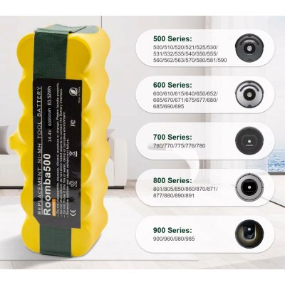 Avacom iRobot Roomba 505, 630, 700 Ni-MH 14,4V 3000mAh – Hledejceny.cz