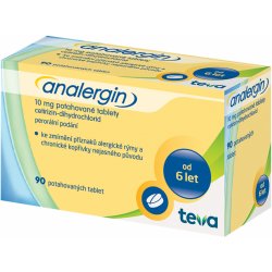 ANALERGIN POR 10MG TBL FLM 90