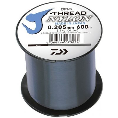 Daiwa J Threads grey 600 m 0,370 mm 10,1 kg – Hledejceny.cz