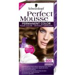 Schwarzkopf Perfect Mousse Permanent Color barva na vlasy 600 světle hnědý – Zboží Dáma
