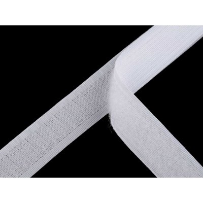 Suchý zip háček + plyš šíře 20 mm PES - 25m Varianta: 1 bílá, Balení: 25 m – Hledejceny.cz