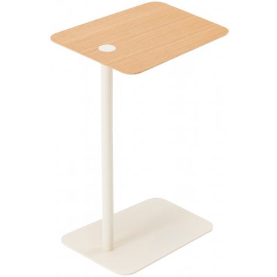 Gazzda Loop 42 x 35 cm dub s bílou podnoží – Hledejceny.cz