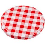 Zavařovací víčko KÁRO ČERVENÉ TO 82 (paster do 105°C) Počet kusů v balení: 1 – Zboží Dáma