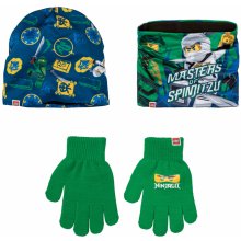 LEGO® NINJAGO Dětská souprava čepice rukavic a šály zelená