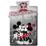 Vesna Povlečení bavlna Mickey a Minnie v New Yorku 140x200 70x90 – Zboží Mobilmania