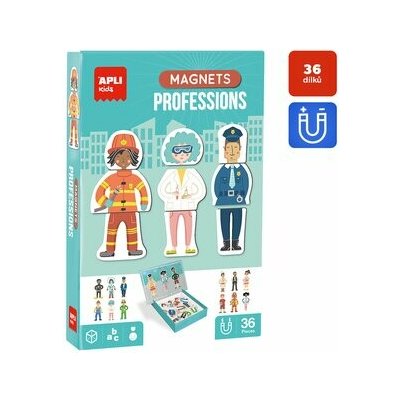 APLI edukační hra s magnety Profese 3+ – Hledejceny.cz