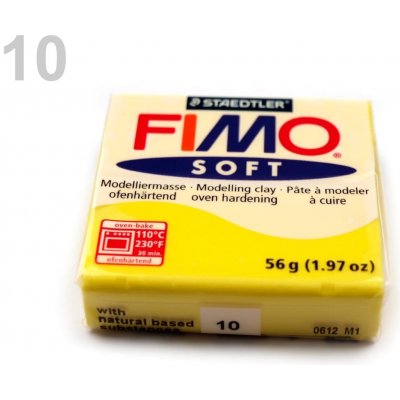 Fimo Staedtler Soft žlutá tmavá 56 g – Zbozi.Blesk.cz