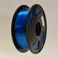 RoyalFilaments PET-G, 1,75 mm, 1kg, Transparentní modrá