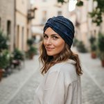 Ebbie bavlněný turban-style GALAXIE – Zboží Mobilmania