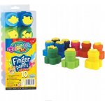 Patio Prstové barvy s razítky Colorino 10 ks – Zboží Dáma