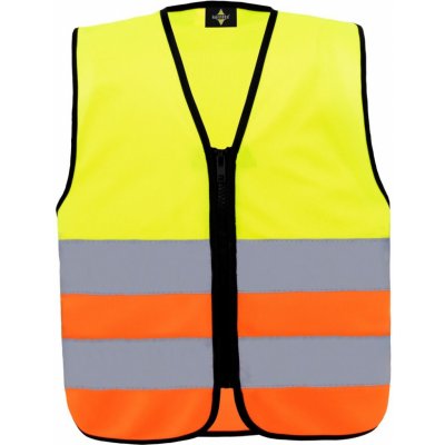 Korntex dětská bezpečnostní vesta hi vis yellow/hi vis orange – Zboží Dáma