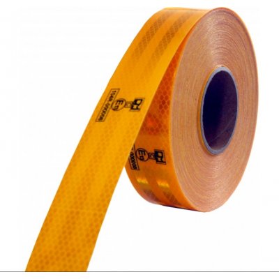 Samolepící páska reflexní 5cmx50m žlutá – Zboží Mobilmania