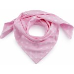 bavlněný šátek s puntíky 2 růžová sv. – Hledejceny.cz