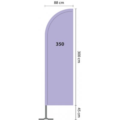 Beach vlajka BEACH FLAG 350 – Hledejceny.cz