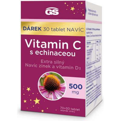 GS Vitamin C500 s echinaceou 70+30 tablet 2023