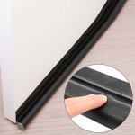 4Leaders Těsnící lišta do dveří na suchý zip proti průvanu 96x3x8 cm – Sleviste.cz