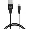 usb kabel Swissten 71504303 datový, USB - microUSB, 1,5m, černý