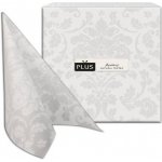 Pack service Airlaid svatební ubrousky z netkané textilie VICTORIA Bílá 40x40cm 50ks – Zboží Dáma