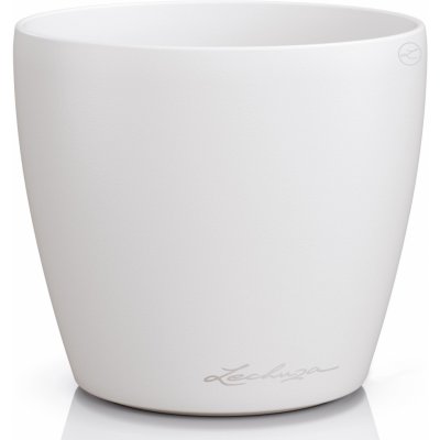 Lechuza Květináč CLASSICO Color SINGLE 12 bílá 13 x 12 cm – Hledejceny.cz