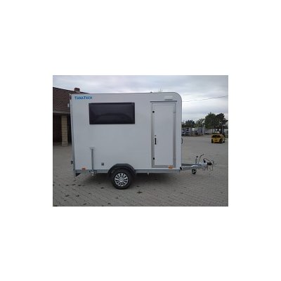 Přívěsný vozík Tomplan TFS 300.00 1300kg 300x200x210 boční dveře a okna – Sleviste.cz