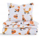 MKLuzkoviny.cz bavlna povlečení Renforcé Lišky 02 140x200 70x90 – Sleviste.cz
