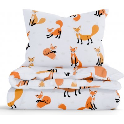 MKLuzkoviny.cz bavlna povlečení Renforcé Lišky 02 140x200 70x90 – Sleviste.cz