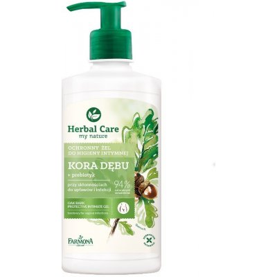 Farmona Herbal Care Oak Bark ochranný gel na intimní hygienu 94% Natural Ingredients (Tendency for Vaginal Infections) 330 ml – Zboží Mobilmania