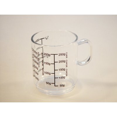 TVAR - Hrnek odměrka 250ml /250gr/ – Sleviste.cz